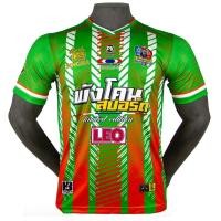 ราคา เสื้อฟุตบอล เสื้อกีฬาพิมพ์ลาย คอวี SAKONNAKHON เนื้อผ้า Micro Polyester 100% (11345987390)