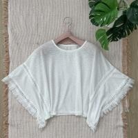 ราคา เสื้อทรงปีกค้างคาวสีขาว (23643007264)