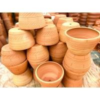 ราคา กระถางดินเผา กระถางปลูกต้นไม้ จัดสวน มี2ขนาด 9นิ้ว12นิ้ว (43467994748)