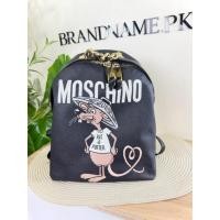 ราคา Moschino Rat-A-Porter Logo Backpack Blackแท้ (57554912936)