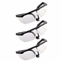 ราคา ﻿Safety Glasses แว่นตานิรภัย แว่นตาเซฟตี้ กันลม กันฝุ่นละออง คละสี (3 ชิ้น) (7711914071)