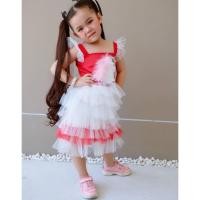 ราคา ชุดเซ็ทแฟชั่นเด็กผู้หญิง ม้ายูนิคอร์น เสื้อฟรุ้งฟริ้ง กระโปรงชั้นๆ #k (42652352446)