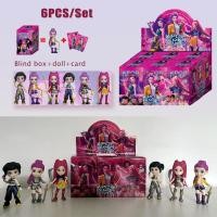 ราคา 6 ชิ้น KPop Demon Hunters Action Figure Mira Rumi Zoey HUNTR/X Demon Hunters กล่องตาบอดคอลเลกชันของเล่น (41227281741)