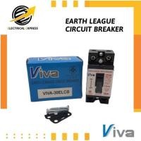 ราคา VIVA เบรกเกอร์กันดูด 2P 30A (Earth Leakage Circuit Breaker) เบรกเกอร์ ELCB มี มอก. รับประกัน 1ปี (7788483103)