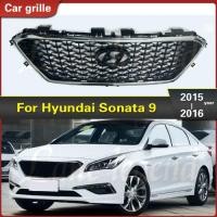 ราคา Car Front Racing Grille For Hyundai SONATA 9th Nine 2015-2016 1pcs Racing Grills (48104965742)