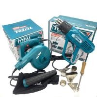 ราคา ชุดเครื่องมือเป่าลม ปืนเป่าลมร้อน TOTAL 2000W + เครื่องเป่าลม 600W TOTAL TB2066 (4800155528)