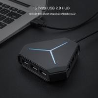 ราคา 6 in 1 ฮับ Usb 2.0 6 พอร์ต ความเร็วสูง พร้อมไมโครโฟน อินเตอร์เฟซ สําหรับคอมพิวเตอร์ PC (18894150950)