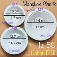 ราคา [Isi50] ชามพลาสติก M5 M6 M7 ขนาด 5 6 7 PET/ชามชามผลไม้ขนมเค้กวันเกิดขนาดเล็กขนาดกลางขนาดใหญ่ทิ้ง/ชามชามพลาสติกสีขาว MK7 MK6 MK5 M7 M6 M5 Uk 6 Uk 5 7 MK 5 6 7 GLX 5 6 7 Galaxy 5 6 7 (51706270341)
