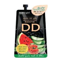 ราคา Snowgirl Watermelon DD Cushion สโนว์เกิรล แตงโม ดีดี คุชชั่น 9g. (1ซอง) (2705400417)