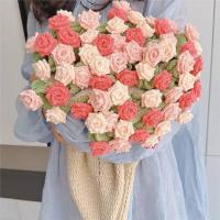 ราคา ผ้าห่มทอมือ ช่อดอกไม้ ผ้าห่ม ไหมพรม ไหมพรม ดอกไม้ ไหมพรม โครเชต์ ของขวัญให้เพื่อน (48304315794)