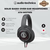 ราคา Audio-Technica ATH-WS770iS Solid Bass® Over-Ear Headphones with In-line Mic & Control Wired Headset Headfon (53452471354)
