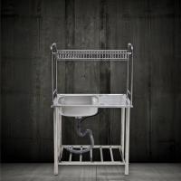 ราคา steakshop อ่างล้างจาน 1 หลุม 1 ที่พักTECNO+ แบบขาตั้ง พร้อมชั้นวางอเนกประสงค์ TECNOSTAR รุ่น TNS TT 7540 Rack (29034187392)