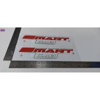 ราคา สติ๊กเกอร์ดั้งเดิม ติดกระจกแค็ป ด้านนอก คำว่า SMART CAB ULTIMATE ADVANCED STRUCTURE สำหรัรถ TOYOTA VIGO SMARTCAB year 20 (29442969260)