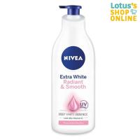 ราคา นีเวีย เอ็กซ์ตร้า ไวท์ เรเดียนท์ แอนด์ สมูท โลชั่น 600 มล. NIVEA EXTRA W RADIANT+SMOOTH LOTION 600 ML (25757214262)