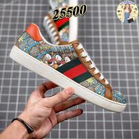 ราคา มีใบเสร็จรับเงิน ใหม่เอี่ยม ของแท้ GUCCI ACE ผู้ชาย รองเท้าผ้าใบ รับประกันสองปี (57803860738)