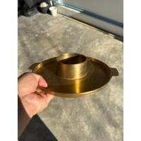 ราคา กระทะทองเหลือง ปิ้งย่างชาบู ทรงกระบอกกันตื้น มือสอง (45353515636)