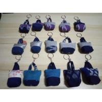 ราคา พวงกุญแจผ้าครามแท้รูปกระเป๋า (44405606757)