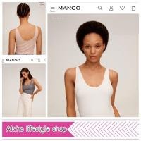 ราคา New!เสื้อกล้าม MANGO แท้% พร้อมส่งทุกสี (5077329565)