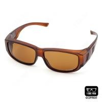 ราคา แว่นครอบกันแดดแบบสวมทับแว่นสายตา CU2 Fit Over Polarized 216 Brown/Brown (82449482)
