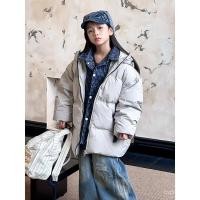 ราคา เด็กลงแจ็คเก็ตชายและหญิงฤดูใบไม้ร่วงฤดูหนาวรูปแบบใหม่เด็กใหญ่ปลอมสองชิ้นผ้ายีนส์ลงแจ็คเก็ตทารกหนาเสื้อ 8BDF (40174510767)
