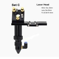 ราคา CO2 Laser Head Set Mounting Holder Focusing Lens 20mm Reflective Mirror 25mm FL 63.5mm&101mm For En (46652984997)