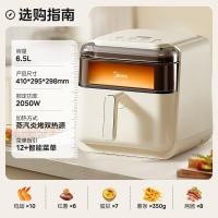 ราคา หม้อทอดไร้น้ำมัน Midea Steam Grill MFKZC6505ภาพไม่พลิกกลับ6.5L หม้อนึ่งและย่างความจุ (48503453309)