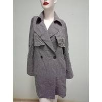 ราคา เทรนโค้ทสีเทาลายหินอ่อนมาใหม่ไซส์ L อก 38-40 นิ้ว ตัวนี้ผ้าไม่หนาไม่มีซับในใส่สบาย ติด 2 กระดุมหน้าแขนพับคล้อง 3 ส่วนได้ (15516385167)