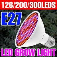 ราคา เรือนกระจกหลอดไฟ Grow Light หลอดไฟ E27 Full Spectrum Led Phyto โคมไฟ Growth Light Hydroponics 126 200 300Led Grow เต็นท์85-265V (12140881591)