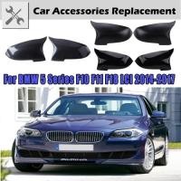 ราคา Rearview Side Mirror Cover Wing Mirrors Cap Fit For BMW 5 Series F10 F11 F18 LCI 2014 2015-2017 F07 (49105696043)