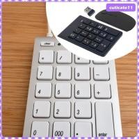 ราคา [Cuticate1] Number Pad Combo Number Keypad น้ําหนักเบาแบบพกพา Minimalist Design 2.4G USB แป้นพิมพ์ตัวเลขเงียบสําหรับแล็ปท็อปโน้ตบุ๊ค (44905413295)