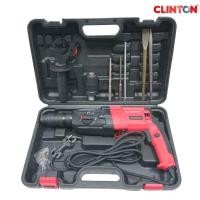 ราคา CLINTON สว่านเจาะปูน 28 มม. รุ่น FER-3-28QCC สว่านโรตารี่ 3 ระบบ สว่านกระแทกไฟฟ้า (29533027423)
