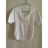 ราคา เสื้อสีขาวแขนสั้น e;ann (51700178096)