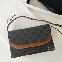 ราคา New Celine wallet on strap กระเป๋าเซลีน (10996513840)