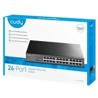 ราคา Cudy GIGABIT SWITCH 8PORT 16PORT 24PORTS GS108 8-Port Gigabit Unmanaged Metal Switch (52603264663)