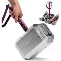 ราคา ⚡ ค้อนธอร์ กล่องเครื่องมือ THOR TOOL HAMMER เซ็ตกล่องอุปกรณ์เครื่องมือช่าง Thor Mjolnir Hammer 1:1 (อุปกรณ์ 13 ชิ้น) (23713650852)