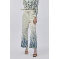 ราคา ESPADA กางเกงทรงขากว้างพิมพ์ลายดอกไม้ ผู้หญิง | Floral Print Wide Leg Trousers | 04634 (23974436800)
