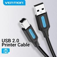 ราคา Vention 1M\2M สายเครื่องพิมพ์ USB USB 2.0 Type A Male To B Male Sync Data Scanner Printer Cable for ZJiang HP Canon Epson USB Printer (57505649552)