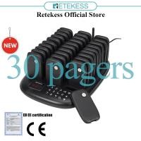 ราคา Retekess TD157 TD175 TD175P ระบบการโทรเพจเจอร์ พร้อมตัวรับสัญญาณ 16 หน้า สําหรับร้านอาหาร คลินิก อิฐอาหาร (3854418798)