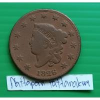 ราคา USA One Cent - Liberty Head Matron ปี 1826 (25259360018)