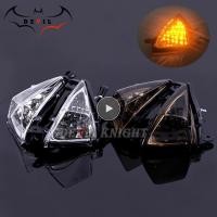 ราคา Front LED Turn Signal Indicator Light For KAWASAKI ZX-14 ZX14R ZZR1400 06-17, GTR1400 CONCOUR 14 20 (44076897076)