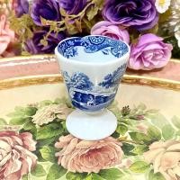 ราคา Vintage Spode Blue Italian Egg Cup ที่วางไข่ ถ้วยวางไข่ ราคาต่อชิ้นค่ะ (21948927145)