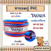 ราคา สายลมคู่ยาง TAKARA น้ำเงิน-แดง ขนาด 1/4 นิ้ว ยาว 100 เมตร สายลมคู่แก๊ส สายลม สายแก๊ส สายลมคู่ เหนียว ทน ใช้งานได้นาน (24894456503)