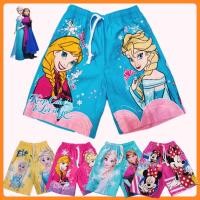 ราคา Disney กางเกงเด็กลิขสิทธ์แท้%เจ้าหญิงดิสนีย์ กางเกงขาสั้นเด็กผู้หญิงลายการ์ตูนเอลซ่าและเจ้าหญิงค่ะ (8390800977)