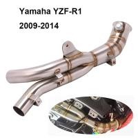 ราคา For Yamaha R1 2009-2014 YZF-R1 YZF R1 Escape R1 Pipe Motorcycle Exhaust Link Pipe R1 exhaust R1 muf (53651830786)