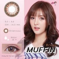 ราคา (COD)คอนแทคเลนส์ Contactlens รุ่น Muffin แบรนด์ Pretty doll ค่าสายตาปกติ เลนส์นิ่มใส่สบายตา แถมตลับ (21284164772)