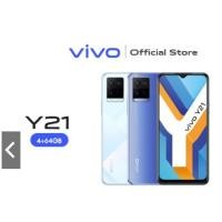 ราคา @@ถูกที่สุด@@ Vivo Y21 (4+64GB) ของแท้ 100% (ประกันศูนย์ 1 ปี) สีน้ำเงินเมทาลิค (13241489417)