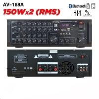 ราคา เพาเวอร์แอมป์ MBA รุ่น AV-168A กำลังขับ300วัตต์ มีบลูทูธ แอมป์ขับลำโพง แอมป์ขยายเสียง ขับลำโพง10-15นิ้ว 1คู่ (9802816414)