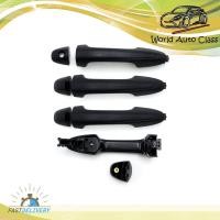 ราคา ชุดมือดึง 4ประตู มือเปิดนอก 1รูกุญแจ สีดำลาย Toyota Hilux Revo Rocco SR5 ปี 2015 - 2018 (3287771337)