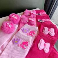 ราคา ถุงเท้า ผ้าฝ้าย แบบนิ่ม ความยาวปานกลาง เหมาะกับของขวัญ สําหรับตุ๊กตาบาร์บี้ (25400375433)