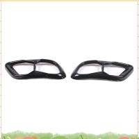 ราคา Super Tail Muffler Cover Car Tail ท่อไอเสียเอาต์พุตสําหรับ X5 G05 X6 G06 X7 G07 2019-2022 (M60) สีดํา (43801522104)